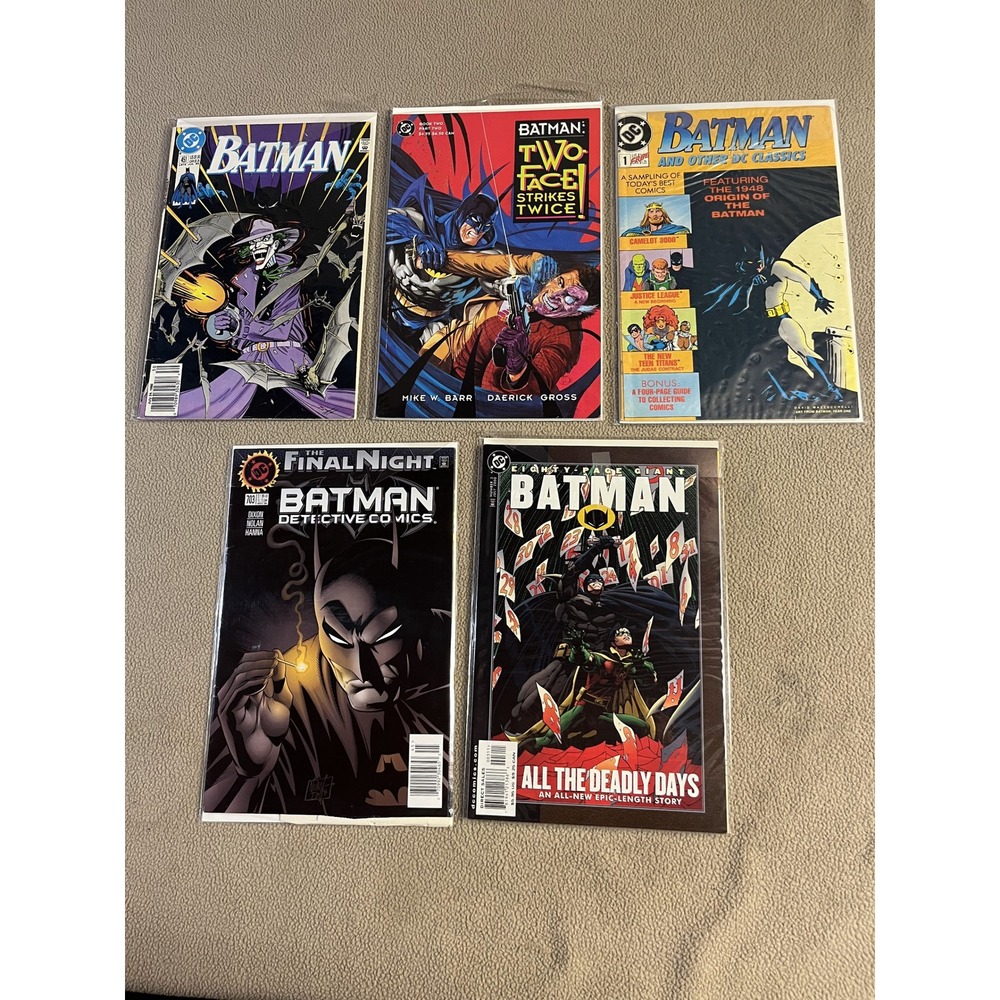 DC Comics Batman Detective Comics Final Night Comic‎ Books Lot